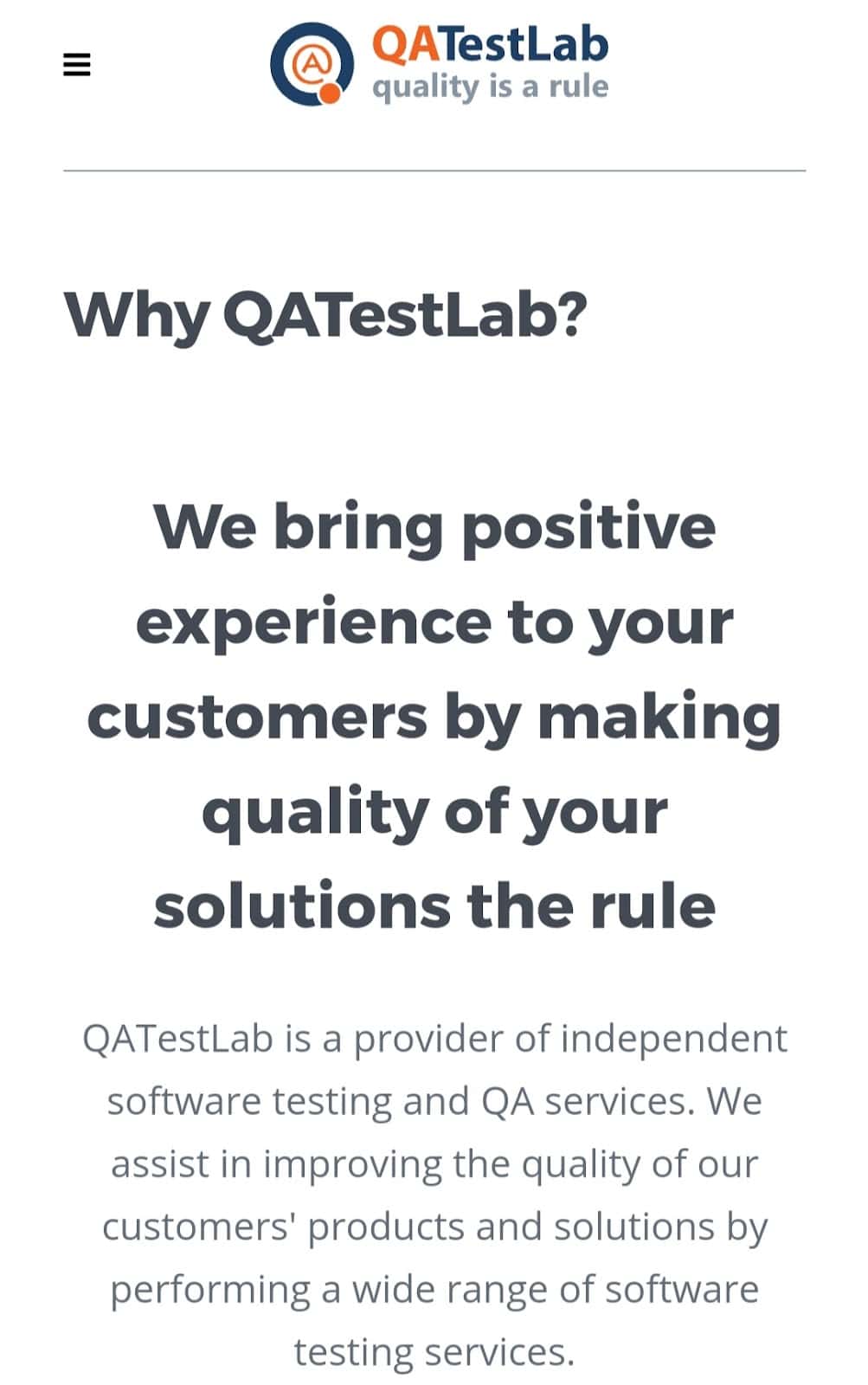 QATestLab Homepage